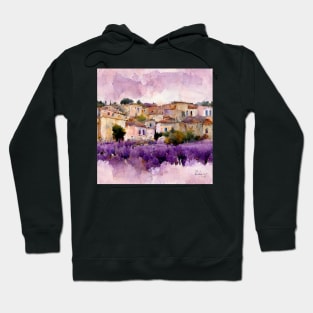 Provence watercolor Hoodie